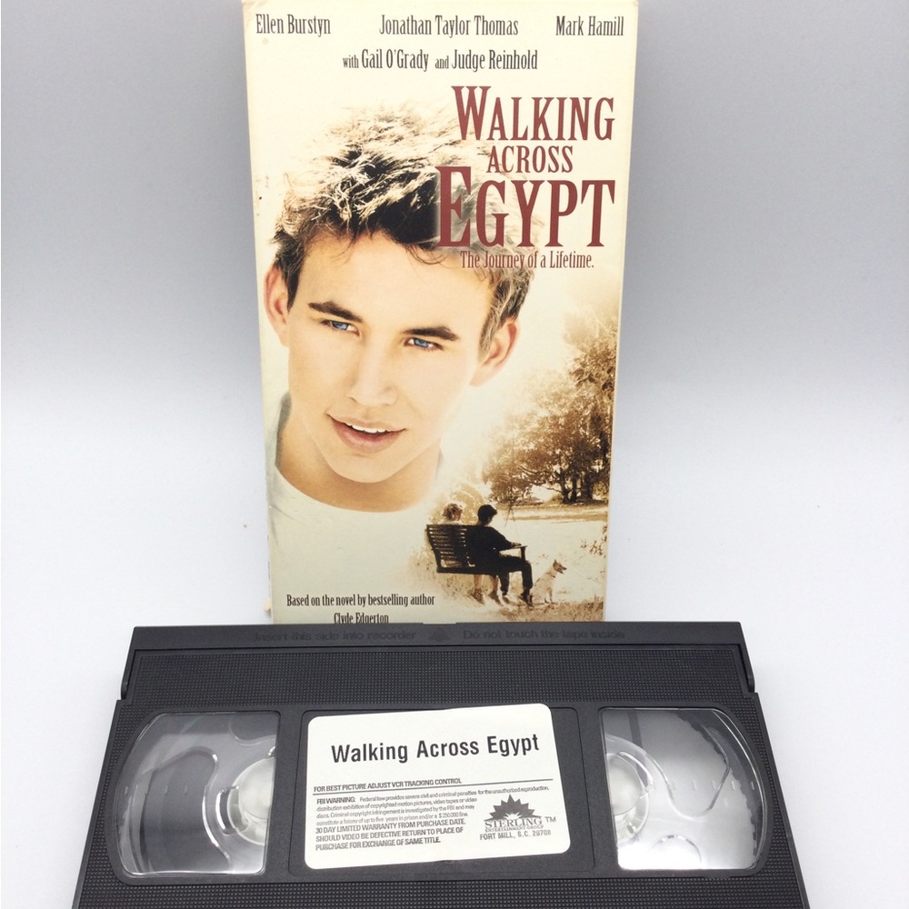 Vintage VHS Walking across Egypt.yr 1999. Johnathon Taylor Thomas.